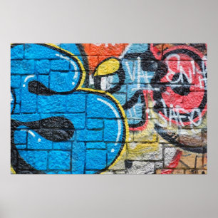 vägggraffiti poster