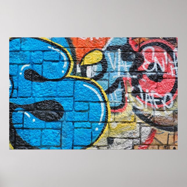 vägggraffiti poster (Framsidan)