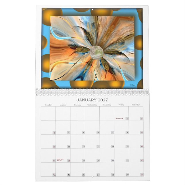 Väggkalender 2007 kalender (Jan 2027)