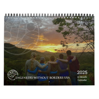 Väggkalender 2025 EWB-USA Kalender