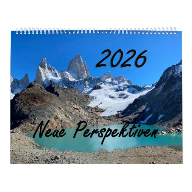 Väggkalender 2026 med tyska bibelverser kalender (Omslag)