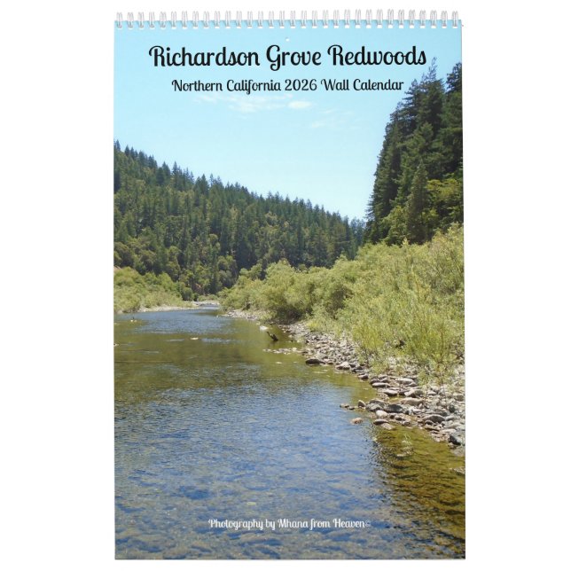 Väggkalender 2026 Richardson Grove - Enkelblad Kalender (Omslag)