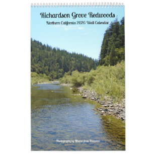 Väggkalender 2026 Richardson Grove - Enkelblad Kalender