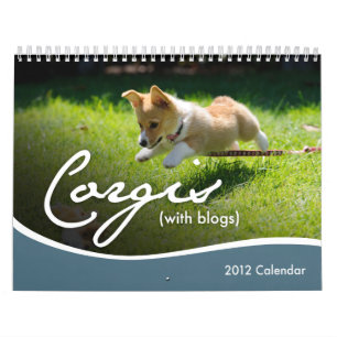 Väggkalender för 2012 Corgis (med bloggar) Kalender