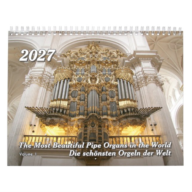 Väggkalender för piporgel – Musikalender Kalender (Omslag)