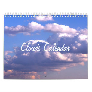 Väggkalender med moln kalender