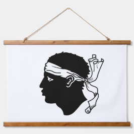 Väggkemi med flagga av Korsika, Frankrike