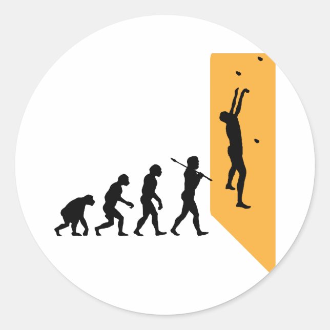 Väggklättring Runt Klistermärke (Framsida)