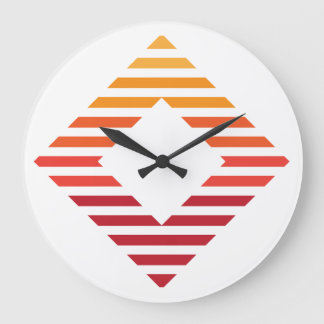 Väggklocka, 10-tums Runt naturträ Ram Stor Klocka