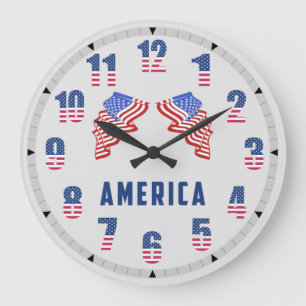 Väggklocka, Amerika Stor Klocka