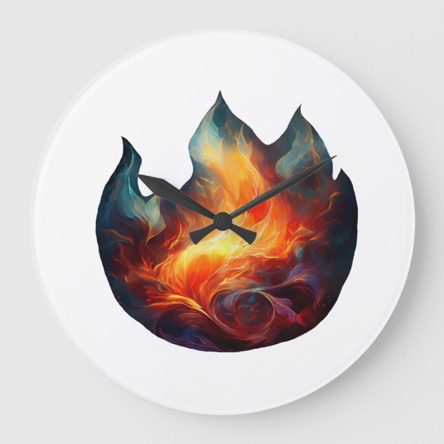 Väggklocka - Flambild (Framsida)