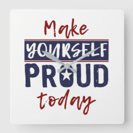 Väggklocka för att göra dig själv stolt