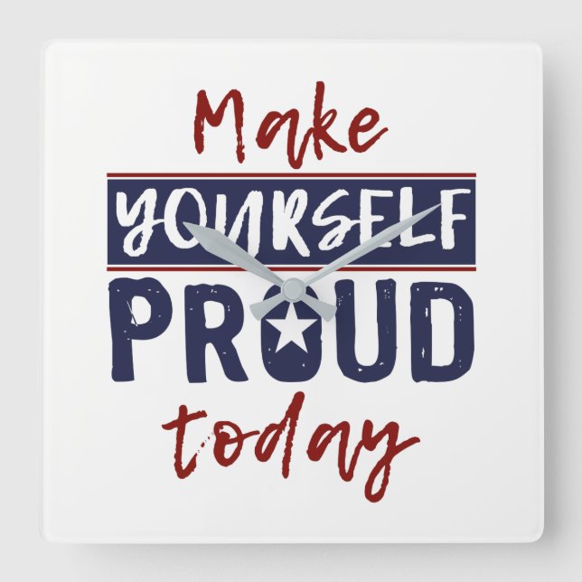 Väggklocka för att göra dig själv stolt (Framsida)