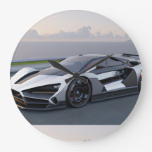 Väggklocka för hastighetsvisioner