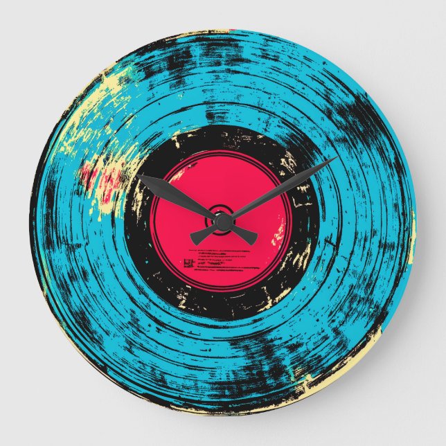 Väggklocka för Lång uppspelning (Framsida)