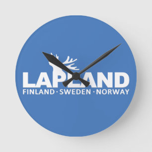 Väggklocka för LAPLAND-anpassningsbar