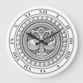 Väggklocka för Libra Coin