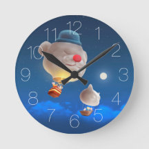 Väggklocka för luftballong