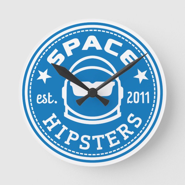 Väggklocka för mellanrumshistorik (Framsida)