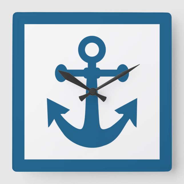 Väggklocka för nautisk ankarvägg (Framsida)