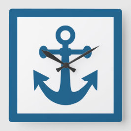 Väggklocka för nautisk ankarvägg