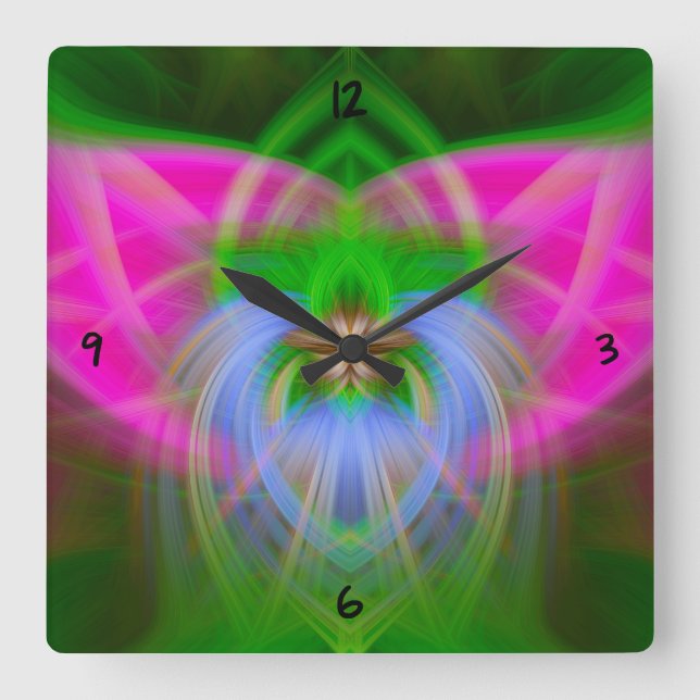 Väggklocka för radiofrekvensruta (Framsida)