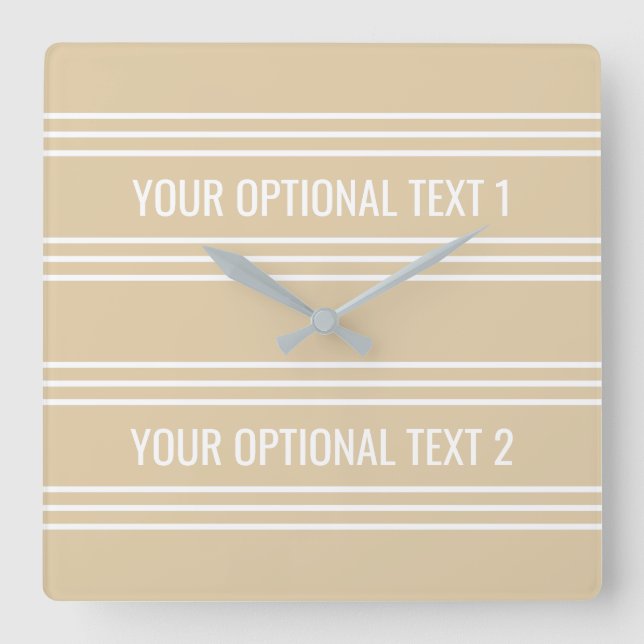 Väggklocka för Sand Rand anpassningsbar (Framsida)