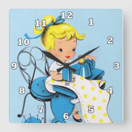 Väggklocka för stängningsrumsdekantering