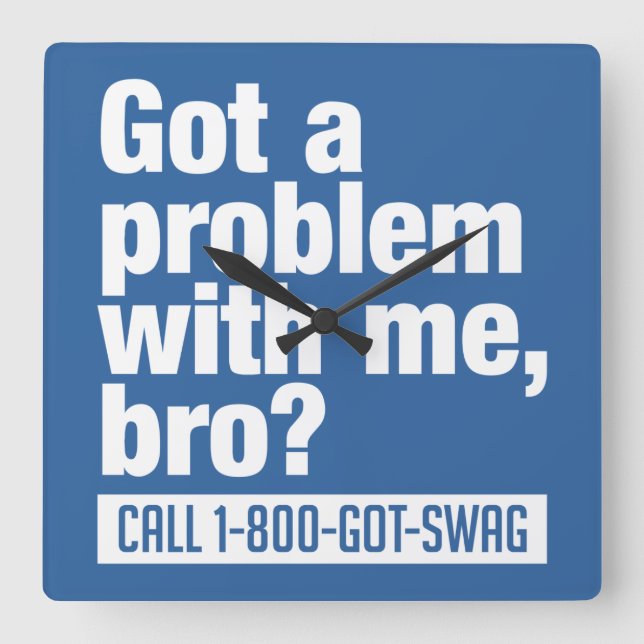 Väggklocka för SWAG-anpassningsbarna (Framsida)