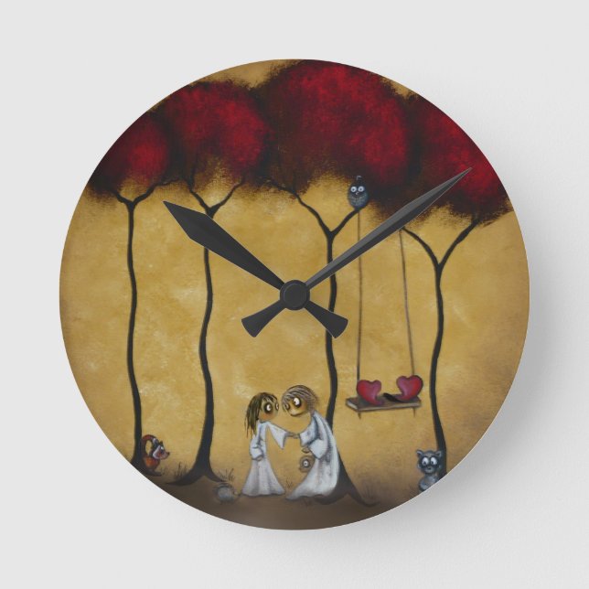 Väggklocka för två hörn (Framsida)