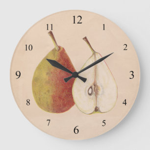 Väggklocka för vintage Pears