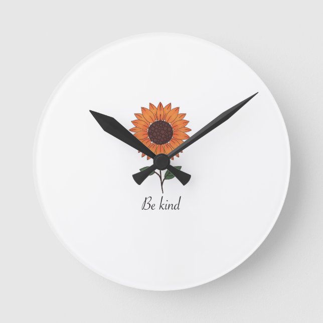 Väggklocka från "godhetshärdsblomma" samling (Framsida)