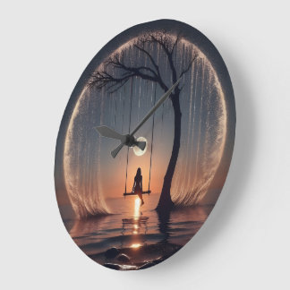 väggklocka, hemdekör, kontorshämmare, rumsdekator stor klocka