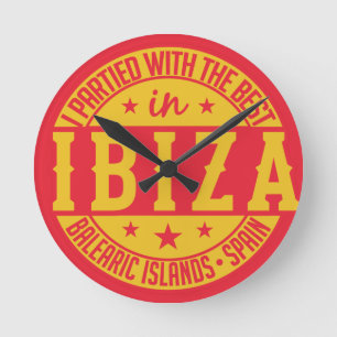 Väggklocka i IBIZA Spanien