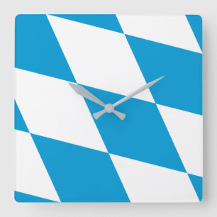 Väggklocka med Flagga av Bayern, Tyskland