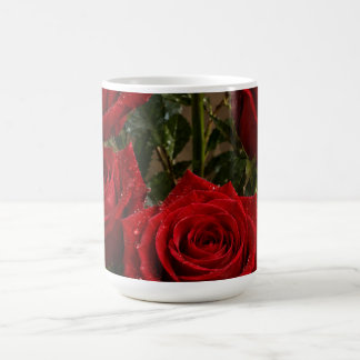 Väggklocka Rosor Kaffemugg