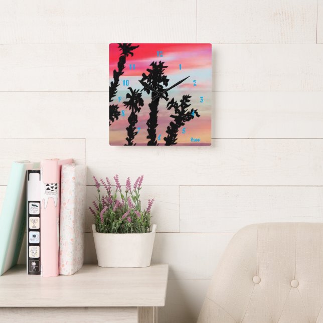 Väggklocka : Solnedgång (Läsesal)