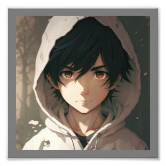 väggkonst Anime Boy Poster
