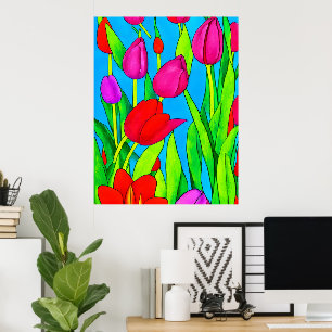 Väggkonst Blommor