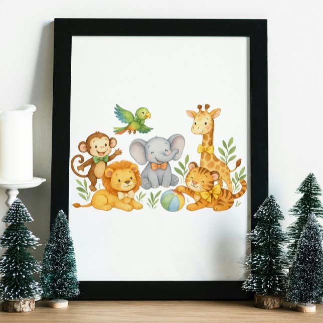 Väggkonst för babyskor fototryck (Baby Shower Wall Art)