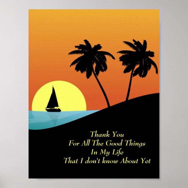 Väggkonst för inspirationsgradens höjd Poster (Framsidan)