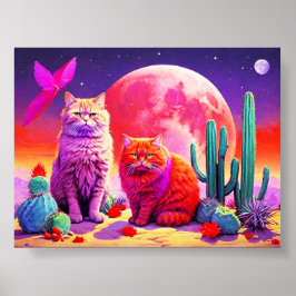 Väggkonst för kattälskare
