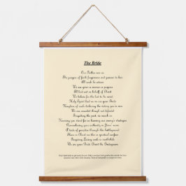 Väggkonst med titeln "Bron's'home eller presentdek