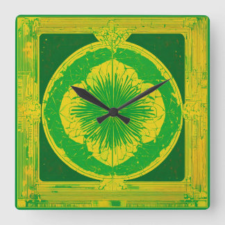 Väggkonst och klocka