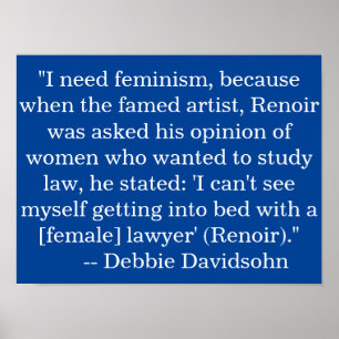 Väggkonst Poster - feminism - Berömd Misogynister
