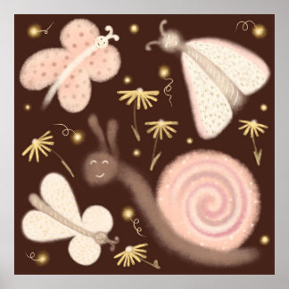 Väggkonst Poster fjärilsnisprar