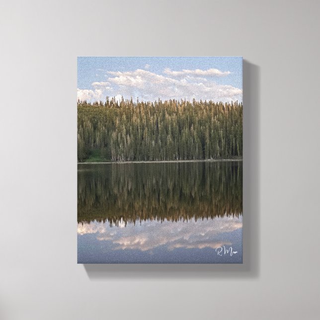 Väggkonst Reflektioner Canvastryck (Framsida)