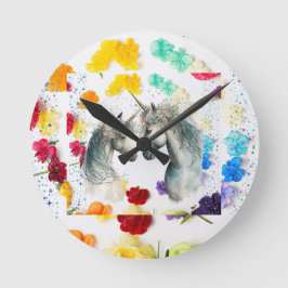 Väggkonst StyledByTrreal Collection Wood Art Rund Klocka