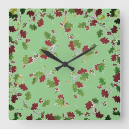 VägglåDESIGN STIL Fyrkantig Klocka