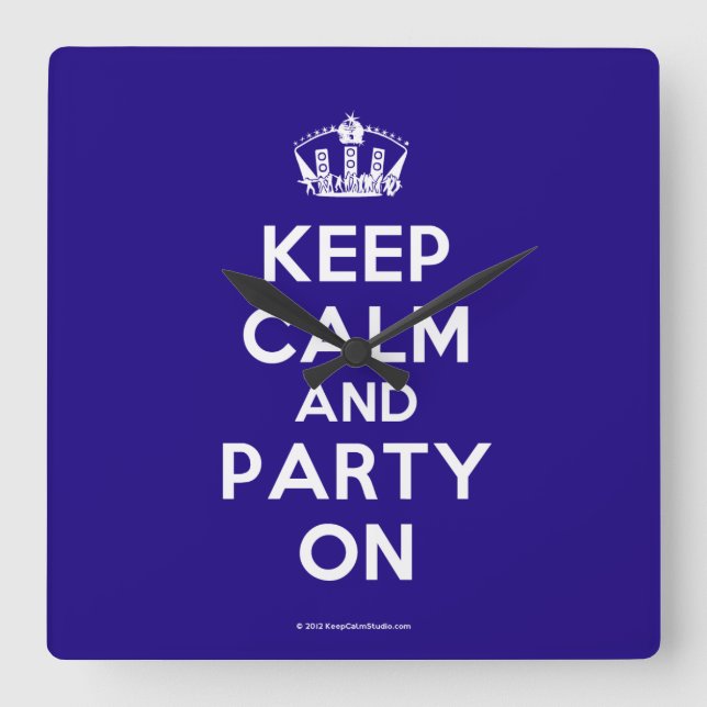 Vägglådor Fyrkantig Klocka (Framsida)